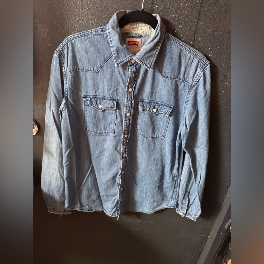 Levi's Blue Casual Button Down Shirt